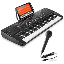 61-Key Digital Music Piano Keyboard - Portable Electronic Musical Instrument ...