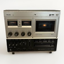 Philips N2521 Kassettendeck HiFi Tape Deck Defekt Vintage
