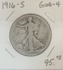 1916-S, WALKING LIBERTY HALF DOLLAR