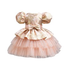 Flower Girl Dress Baby Girls Lace Tulle Princess Party Dress for Wedding, Bir...