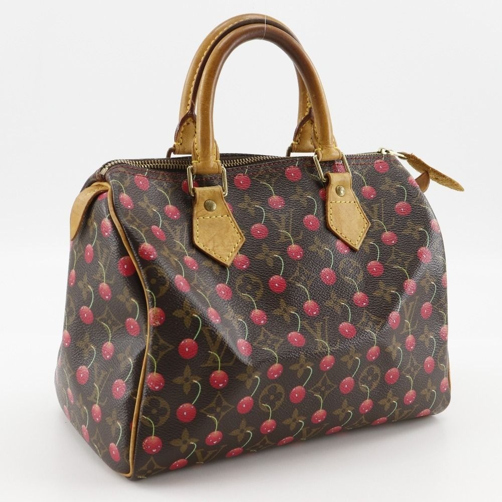 Louis Vuitton Speedy 25 Cherry Murakami M95009 Monogram 2005