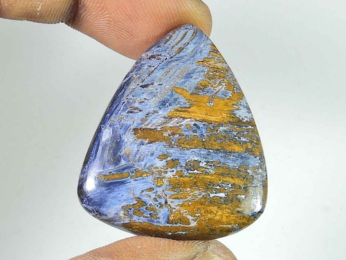 30X38MM Natural Pitersite Pear Cabochon Loose Gemstone 54Cts. J898