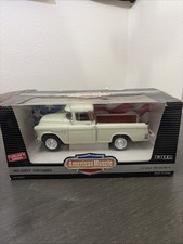         ERTL American Muscle Die Cast 1955 Chevy 3100 CAMEO 1:18 Ivory        