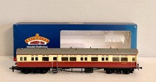 Bachmann 39-575 ex-GWR Auto Trailer BR Crimson & Cream W231 - OO Gauge