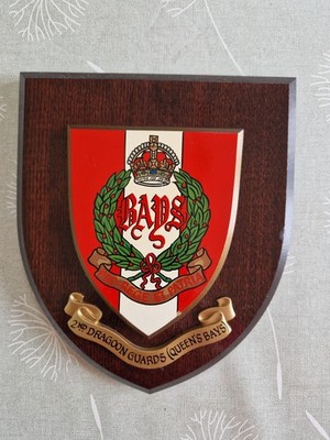 Wandtafel Schild - 2nd Dragoon Guards (Queen's Bays)