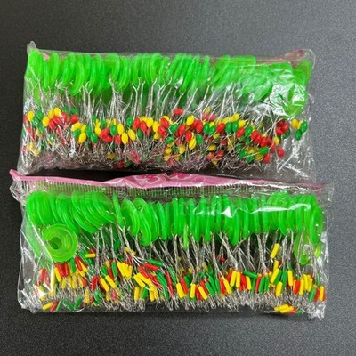 600Pcs Float Rubber Stopper Fishing Bobber Stopper Oval Sliding Float Stops US