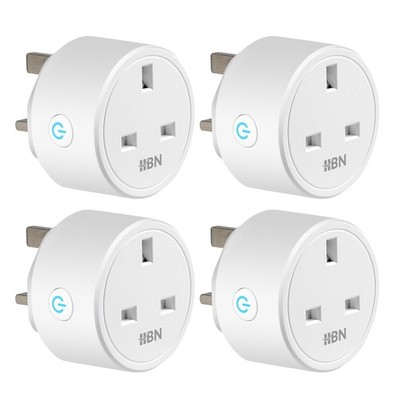 HBN Smart Plug WLAN Steckdose funktioniert mit Alexa Echo und Google Home, Smart Timer Plu