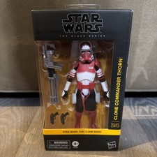 Star Wars Black Series CLONE COMMANDER THORN  The Clone Wars  24  6  Figure NIB