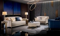 Sofagarnitur Sofa Polster Sitzer Ledersofa Couch Wohnlandschaft Garnitur Design