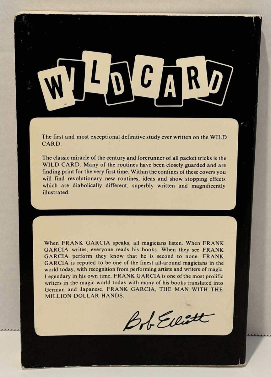 WILD CARD MIRACLES --(Frank Garcia, 1977, 1st Edition, paperbk