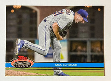 2022 TOPPS STADIUM CLUB #228 MAX SCHERZER SSP 1991 VARIATION /200 METS