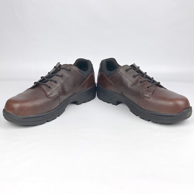 Hytest Footrests XT Men\'s 14W EH Nano Toe Brown Leather Oxford Shoes K20031 Hytest Footrests XT Men main image 2