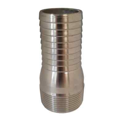#ad 1 Inch 304 SS King Combination KC Nipple MNPT X Hose Barb Low Pressure Fluid $33.59