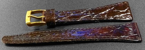 Bracelet De Montre Cuir Marron, Stock Ancien LIP De 1985, Neuf Sans Boîte
