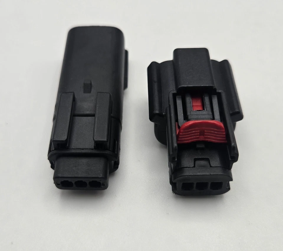 For Molex 3 Pin Wire Connector, Harley BLACK Waterproof, Sealed Kit, MX150 CPA U - Image 4 of 4