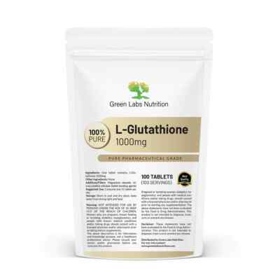 L-Glutathione 1000mg Tablets – Strong Antioxidant for Cellular & Liver Support