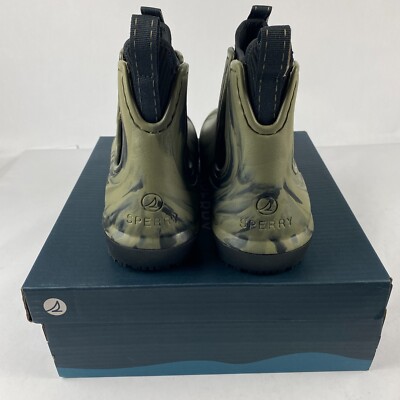 Sperry Float Rain Camo Boots, Size 9, New s-l400.jpg main image 3