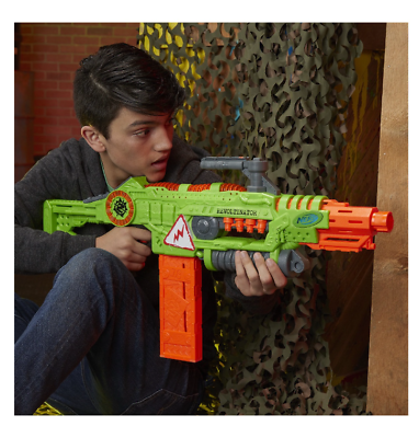 Revoltinator Nerf Zombie Strike Toy Motorized Blaster & 18 Nerf Darts 