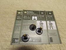 AXIS  ALLIES Miniatures WAR GAME UNITED KINGDOM 3 INSPIRING LIEUTENANT SOLDIERS