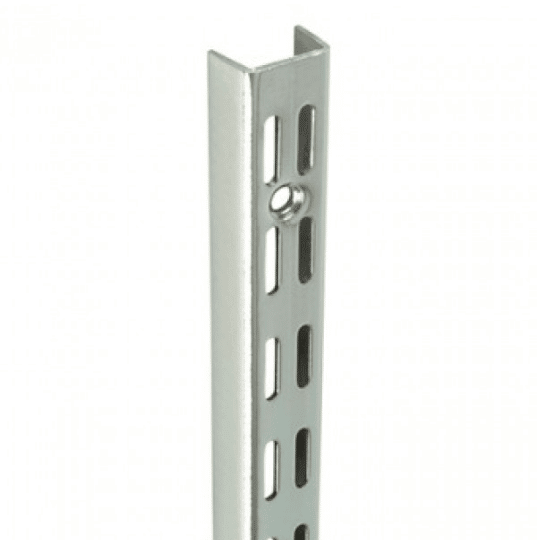 R1309 - Twinslot Wall Fixing Uprights - Chrome 1400mm