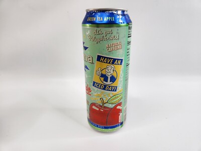 Arizona Fallout Green Tea Red Apple Energy Drink Vault-Tec 22oz