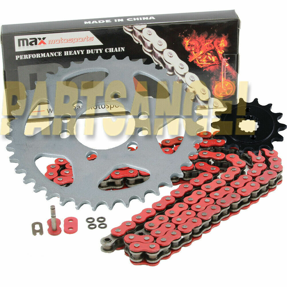 アクセサリー KIK 520-96L O-ring Chain and Sprocket set for 2004-2008 Suzuki LTZ400
