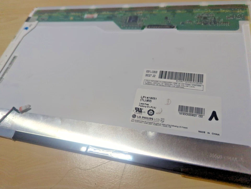 Original Acer Aspire 3620 LCD Display LP141WX1-TL03 – Top Zustand, Ausgebaut - Bild 3 von 4