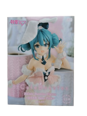 Action Figur - Hatsune Miku - BiCute Bunnies Figure - White Rabbit Baby Pink Ver