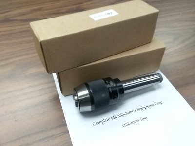 2pcs MT3 Keyless Drill Chuck 1/2'' Integral design DrawBar integrated #DCK-MT3-12