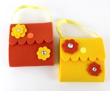 Coppia 2x Borsette porta blocco POST-IT in tessuto vellutato morbido VINTAGE