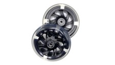 2X Micro Sprite Scooter LED Wheels Flashing Lights Front 120mm Back 100mm Abec 9