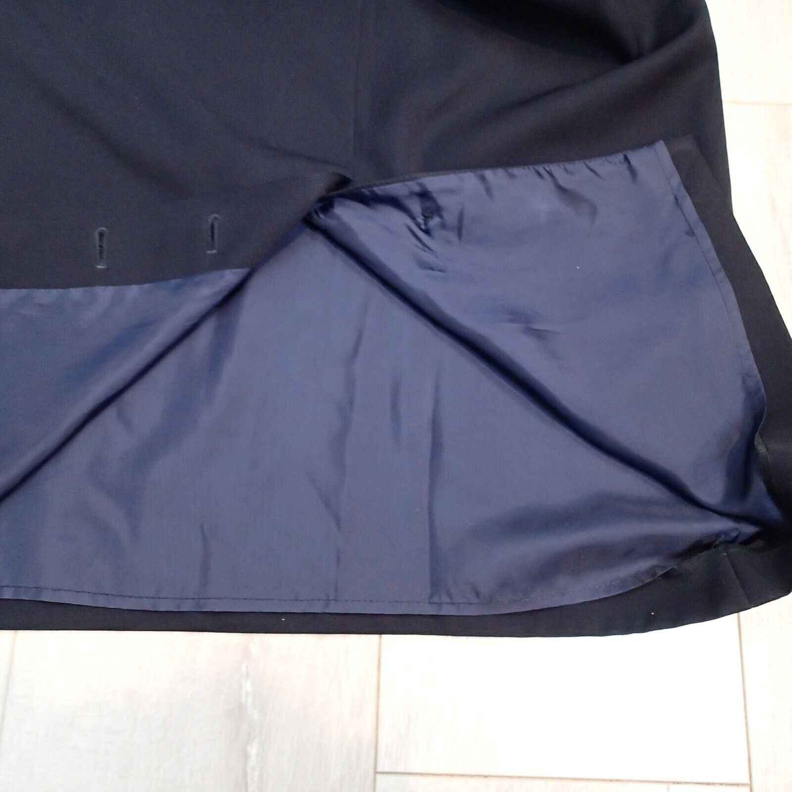 Vintage Valentino navy blue Skirt Made in Italy w… - image 17