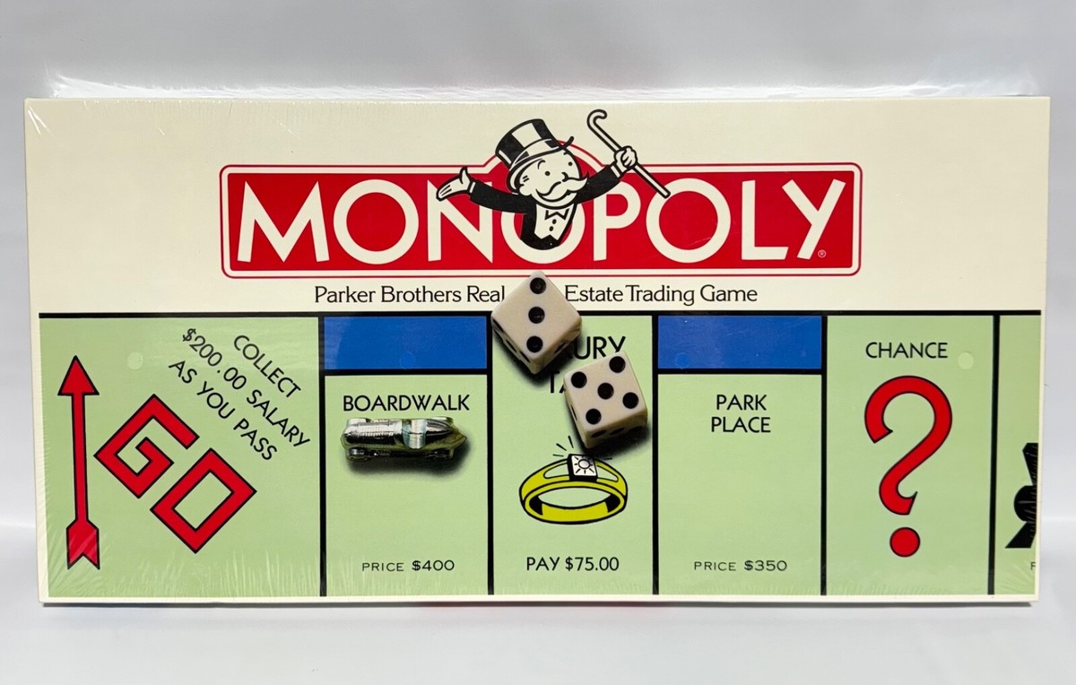 Vintage Monopoly Board Game 1985 NEW Sealed Parker Brothers