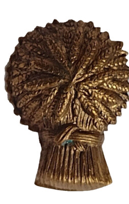 Lothians and Border Horse Scottish Regiment Cap Badge Brass 1914 era Antique Org