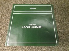 1977 Toyota Land Cruiser Fj40 Fj55 Hardtop Wagon With 4.2l Engine Brochure 1977 Toyota Land Cruiser Fj40 Fj55 Hardtop Wagon With 4.2l Engine Brochure