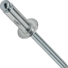 Pop Rivets 1/8" x 1/16" Aluminum Body Steel Mandrel Dome Head Blind Qty 5000