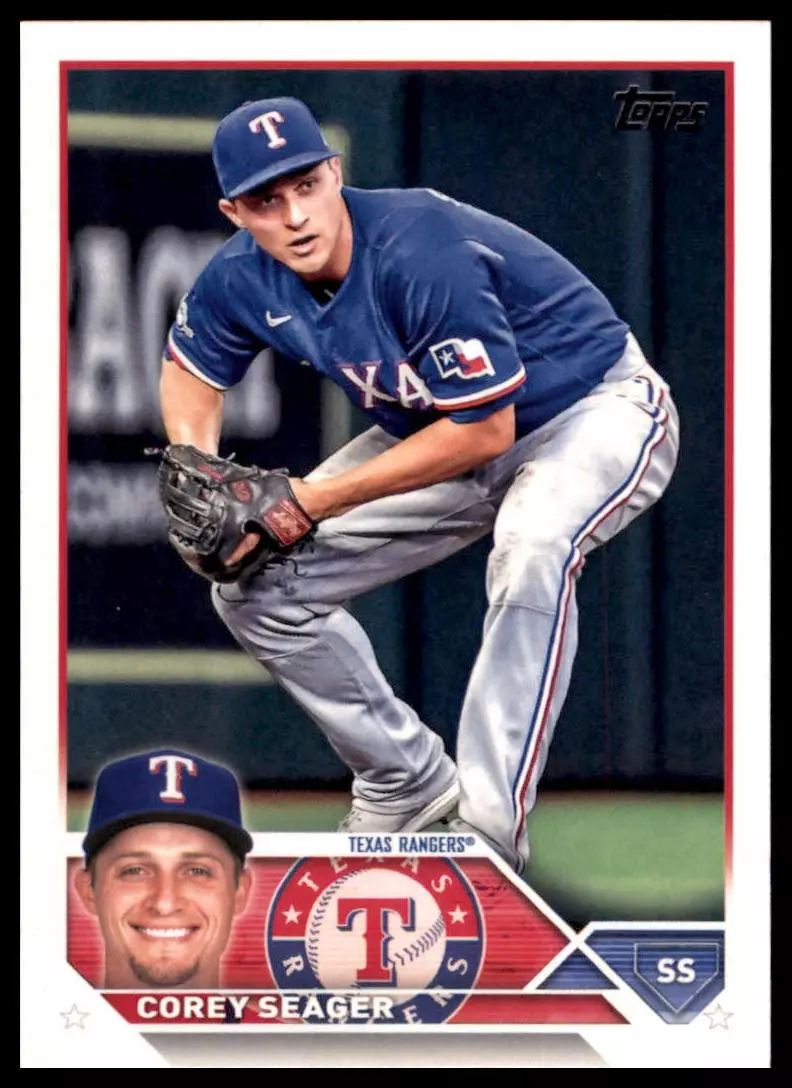Corey Seager trading card