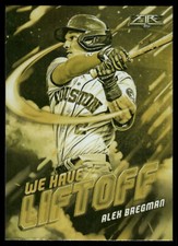 2021 Topps Fire #WHL-7 Alex Bregman We Have Liftoff Gold Minted