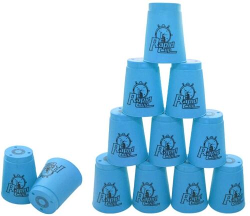 Upgrade Quick Stacks Cups 12 PC Of Sports Stacking Speed Training Game - Picture 6 of 8