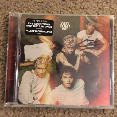 Why Don t We Signed Autographed Corbyn Besson CD The Good Times And the Bad Ones