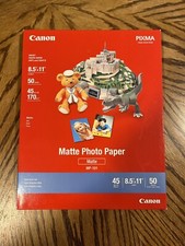 Canon Matte Photo Paper MP-101 8.5" X 11" 50 Sheets SEALED BOX