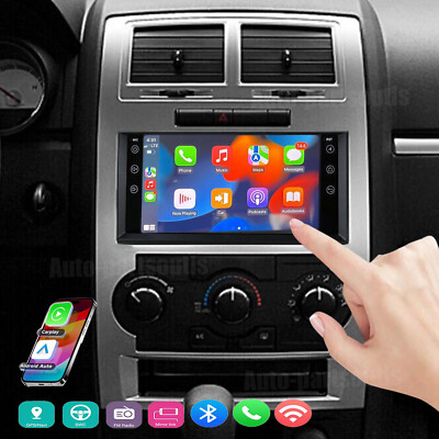 For Dodge Charger 2008-2010 Apple CarPlay Android 13.0 Car Stereo Radio WiFi GPS