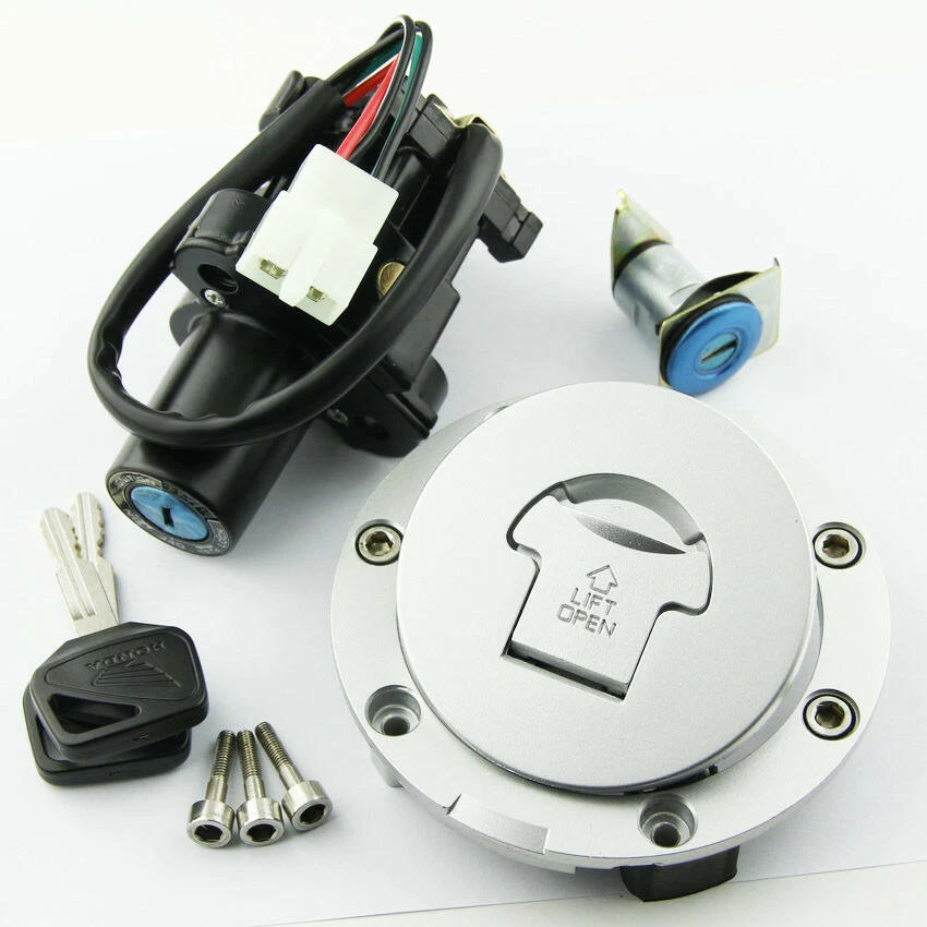 Juego de bloqueo de interruptor de llave de encendido para Honda CBF600S ABS CBF500 CBF1000 CBF600 CB900 Foto 3 de 4