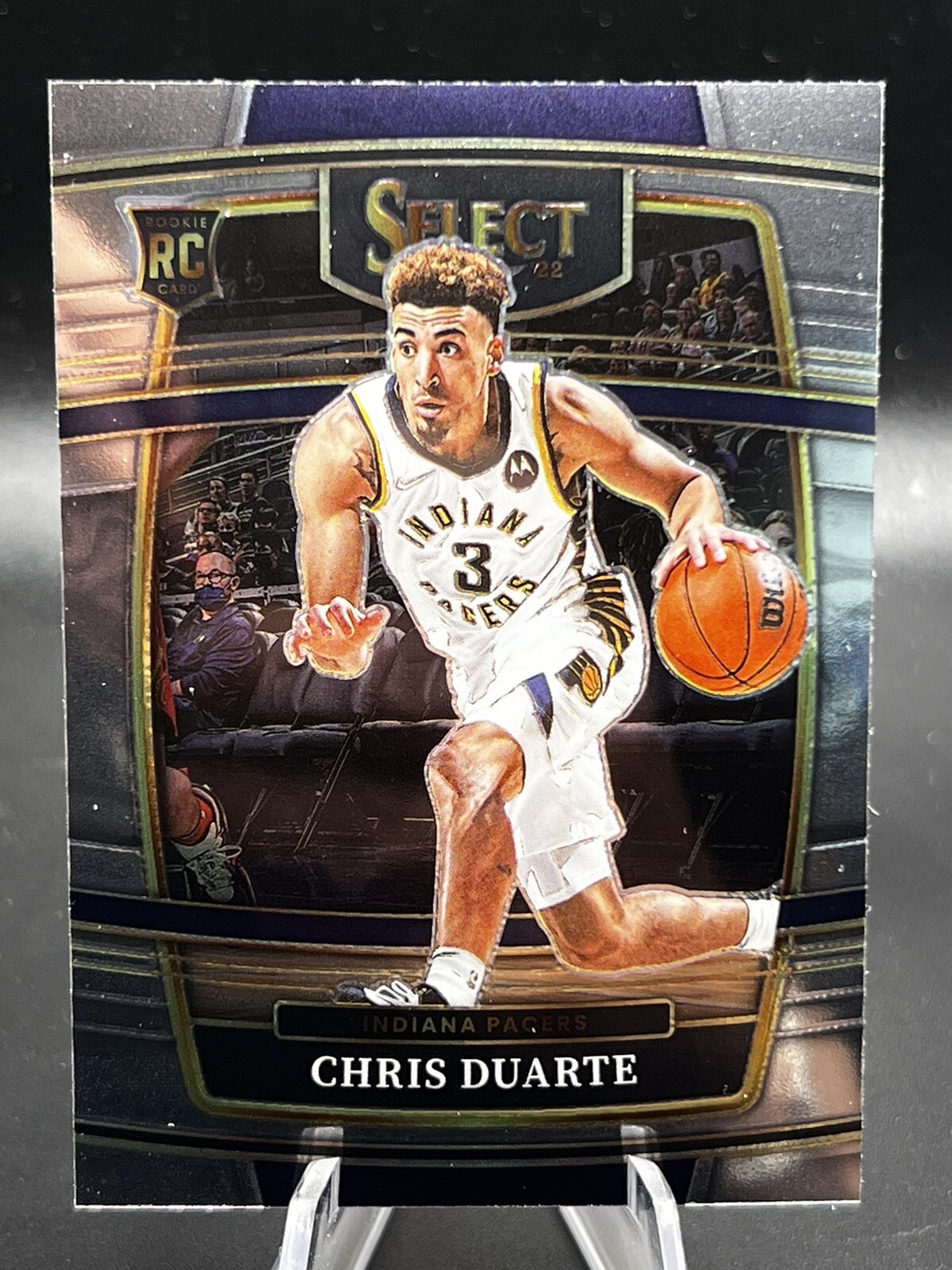 2021-22 Panini Select Basketball Chris Duarte Rookie Concourse Base #41 Pacers
