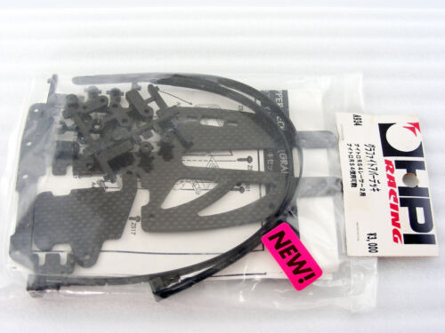 Vintage 2000 HPI A934 Nitro RS4 RACER-2 Carbon Fiber Upper Radio Plate Tray Set! - Picture 4 of 6