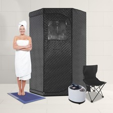 Full-size Portable Pentagon Sauna Indoor Individual Family Spa Sauna Set