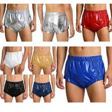 US Unisex Leak-proof Diaper Covers Waterproof Reusable Briefs Both Side Zipper