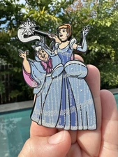 NEW Disney FiGPiN Quest Cinderella Blind Box Pin RARE Fairy Godmother Dress