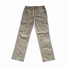 Chaps Boys Khaki Cargo Pants Size 12 School Approved Uniform