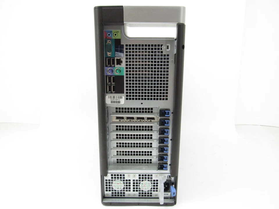 Dell Precision Tower 5810 Xeon E5-1650 v3 3.60Ghz 32GB RAM 250GB SSD DVD P4000 - Image 3 of 4